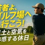若者よ、ゴルフ場へ行こう！風土と空気を体感する休日